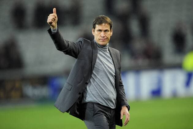 Rudi Garcia (Lille) entraineur en fin de match FOOTBALL : Lille Losc vs Ajaccio - L1 - 06 10 2012 JBAutissier Panoramic 