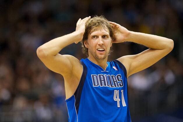 Basketball Berlin 06.10.2012 NBA Europe Live Tour Alba Berlin - Dallas Mavericks Dirk Nowitzki (Dallas Mavericks, No.41)