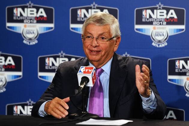 Milano 07 10 2012; EA7 Olimpia Milano - Boston Celtics; NBA Commissioner David Stern 
