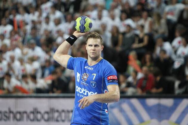 William ACCAMBRAY HANDBALL : Montpellier HB vs Leon - Ligue des Champions - 07 10 2012 RichardGosselin Panoramic 