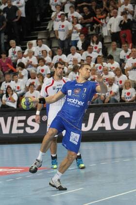 William ACCAMBRAY HANDBALL : Montpellier HB vs Leon - Ligue des Champions - 07 10 2012 RichardGosselin Panoramic 