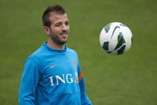 Rafael van der Vaart of Holland Training session Dutch team 2012 2013 xVIxVI-Imagesx xLaurensxLindhoutxIVx 1185797