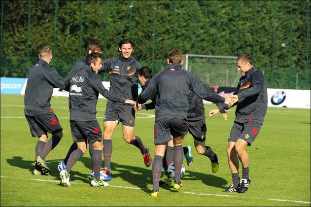 Daniel Van Buyten FOOTBALL : Equipe Nationale de Belgique - Entrainement - Bruxelles - 09 10 2012 Photonews Panoramic 