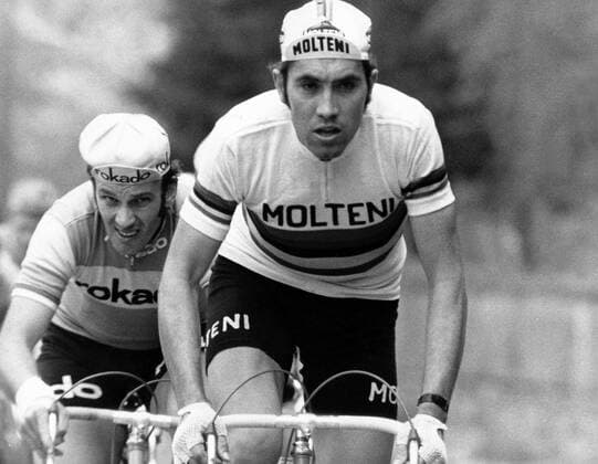 Eddy Merckx (Belgien Molteni, re.)