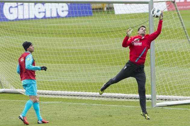 WROCLAW 10 10 2012 Training Brasilien Kaka (L) -  BOR_20121010_3391