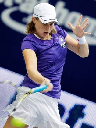 TENNIS - WTA, Generali Ladies Linz LINZ,AUSTRIA,10.OKT.12 - TENNIS - WTA Tennis Damen Tour, Generali Ladies Linz. Bild zeigt Romina Oprandi (SUI). 
