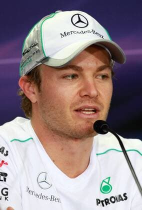 (121011) -- YEONGAM, Oct. 11, 2012 (Xinhua) -- Mercedes AMG Petronas Formula One driver Nico Rosberg of Germany replies to media during a press conference for the upcoming 2012 Formula One Korean Grand Prix at the Korea International Circuit in Yeongam, South Korea (Südkorea) , Oct. 11, 2012. The race will take place from Oct. 12 to 14. (Xinhua Park Jin Hee) SOUTH KOREA-YEONGAM-F1-GRAND PRIX 