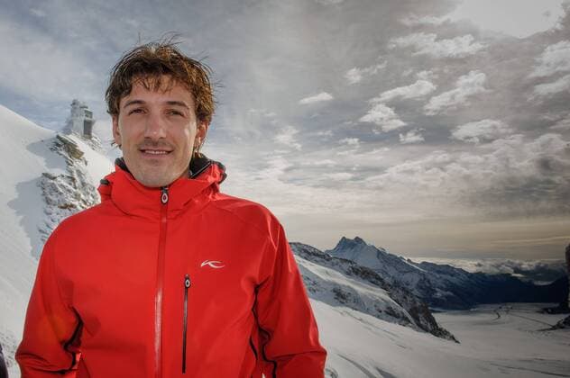 Fabian Cancellara (SUI) CYCLISME : Fabien Cancellara - Jungfraujoch - 11 10 2012 Panoramic Panoramic 