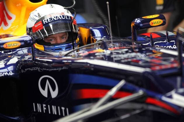 12.10.2012- Free Practice 1, Sebastian Vettel (GER) Red Bull Racing RB8 