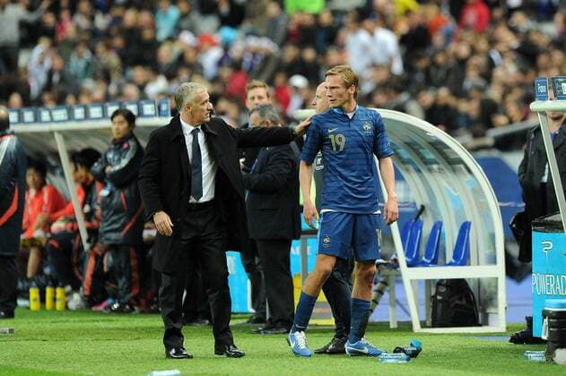 Didier Deschamps - Clement Chantome (France) FOOTBALL : France vs Japon - match amical - 12 10 2012 N.LeGouic FEP Panoramic 