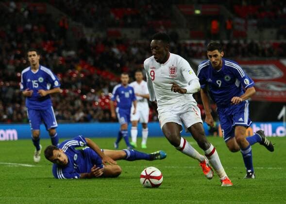 England v San Marino - World Cup Qualifier . . 12.10.12 Danny Welbeck, England. 