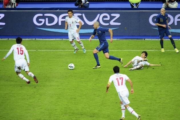 Jeremy Menez (Fra) vs (Jpn) FOOTBALL : France vs Japon - match amical - 12 10 2012 JBAutissier Panoramic 