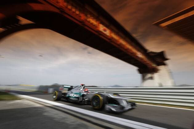 Motorsports: FIA Formula One World Championship 2012, Grand Prix of Korea, 7 Michael Schumacher (GER, Mercedes AMG Petronas F1 Team), xHOCHxZWEIx