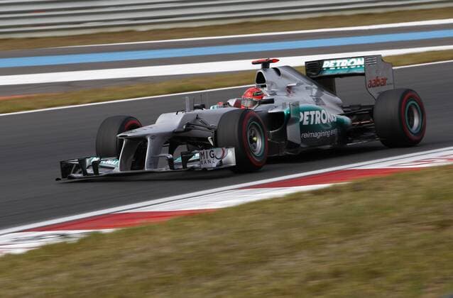 Motorsports: FIA Formula One World Championship 2012, Grand Prix of Korea, 7 Michael Schumacher (GER, Mercedes AMG Petronas F1 Team), xHOCHxZWEIx