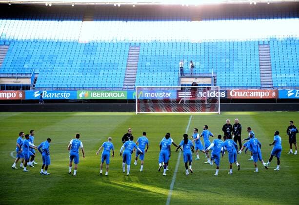 Stade Vicente CALDERON FUSSBALL - Training französische Nationalmannschaft - 15 10 2012 AnthonyBIBARDFEP 
