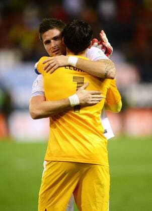 Olivier GIROUD (fra) - Olivier GIROUD (fra) FOOTBALL : Espagne vs France - 16 10 2012 AnthonyBIBARD FEP Panoramic 