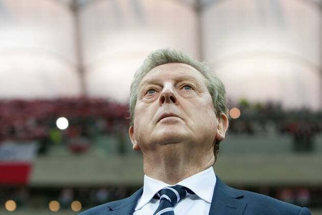 World Cup Qualifier -- Poland vs. England -- Roy Hodgson, England manager at the National Stadium, Warsaw 