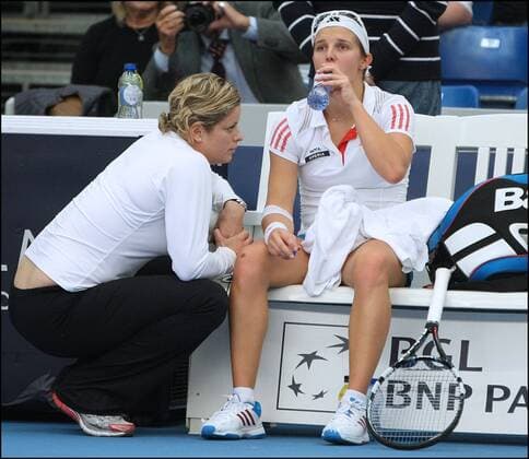 Kim Clijsters coach Kirsten Filpkens BGL BNP Paribas Luxembourg Open - xPhotonewsxPanoramicx 