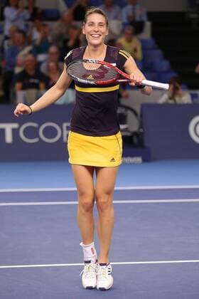 18.10.2012 Tennis WTA Tennis Damen Turnier BGLBNPParibas Open Tennis Damen (WTA) Runde 2 Saison 2012 Andrea PETKOVIC (Deutschland - GER) mit Petkodance, Petko Dance