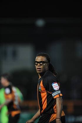 19.10.2012 Barnet, England. Edgar Davids during the League Two game between Barnet and Northampton Town from the Underhill Stadium. xSimonxGillx  ActionPlus20145963