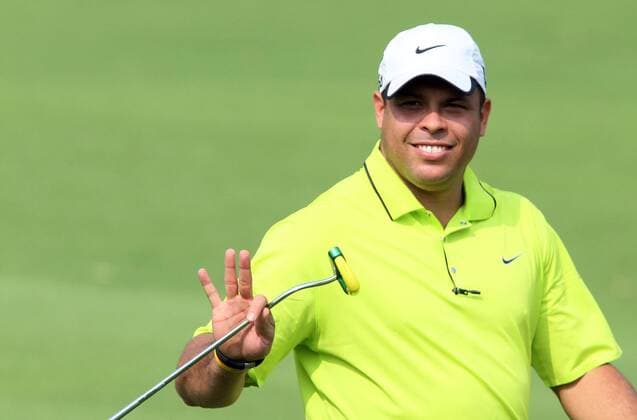 Oct. 19, 2012 - Oct 19, 2012; Haikou, CHINA; Ronaldo Nazario attends the 2012 Mission Hills World Celebrity Pro-Am golf tournament at the Mission Hills Golf Club. Sports News - Oct. 19, 2012  - ZUMAs11