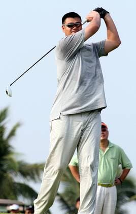 Oct. 19, 2012 - Oct 19, 2012; Haikou, CHINA; Yao Ming attends the 2012 Mission Hills World Celebrity Pro-Am golf tournament at the Mission Hills Golf Club. Sports News - Oct. 19, 2012  - ZUMAs11