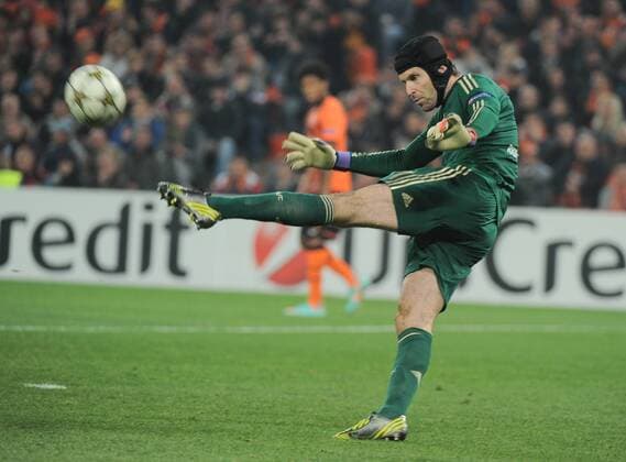 Petr Cech Football - 2012 2013 Champions League - Group E: Shakhtar Donetsk vs. Chelsea FC London at Donbass Arena, Donetsk, Ukraine. 
