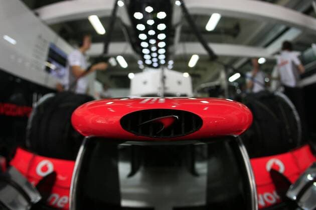 Motorsports: FIA Formula One World Championship 2012, Grand Prix of India, detail of McLaren Mercedes MP4-27 xHOCHxZWEIx