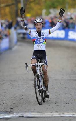Niels Albert of Belgium wins Cyclocross World Cup in Plzen, Czech Republic, on Sunday, October 28, 2012. (CTK Photo Petr Eret) CTKPhotoP481201210280472101  ert 1