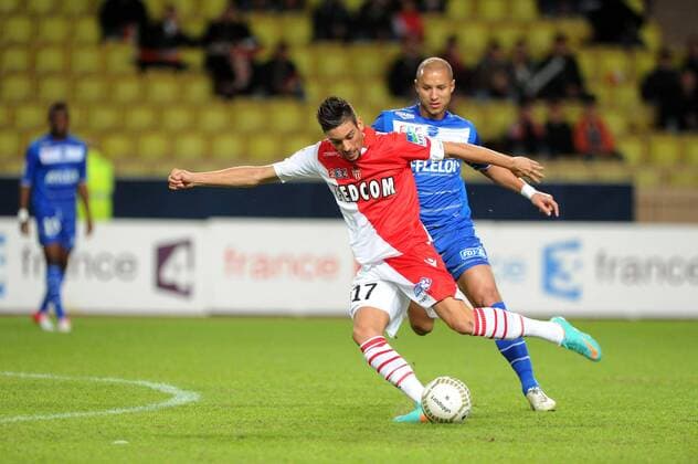 Yannick Ferreira Carrasco (Monaco) Xavier Thiago (Troyes) - AS Monaco vs ES Troyes AC (Estac) - Coupe de la Ligue - 30 10 2012 xN.LeGouic FEPx 