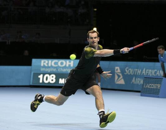 05.11.2012 London, England. Andrew Andy Murray (GBR) in action during the Barclays ATP Tennis Herren World Tour Finals from the 02 Arena. xHongboxChenx  ActionPlus11344443