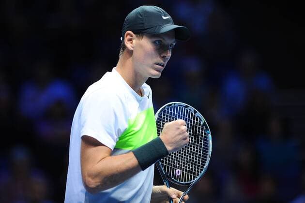 Tomas Berdych (Cze) TENNIS : Masters London - ATP Tennis Herren - 05 11 2012 COUVERCELLE TENNISMAG PANORAMIC 