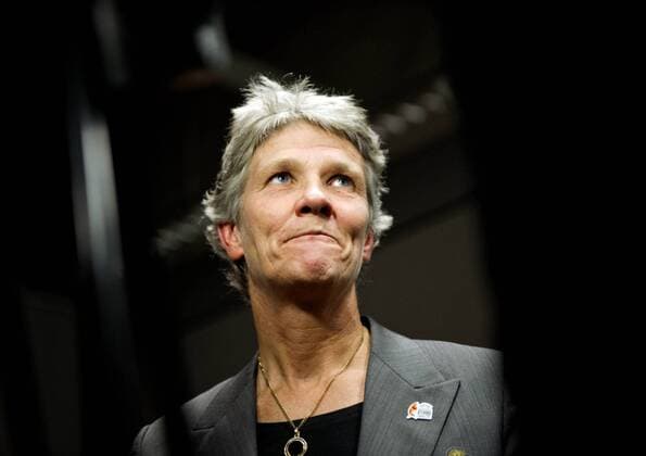 Göteborg, 08.11.2012 - Pressekonferenz zur Fußball Frauen UEFA EURO 2013 - Pia Sundhage (SWE) KP0300003 