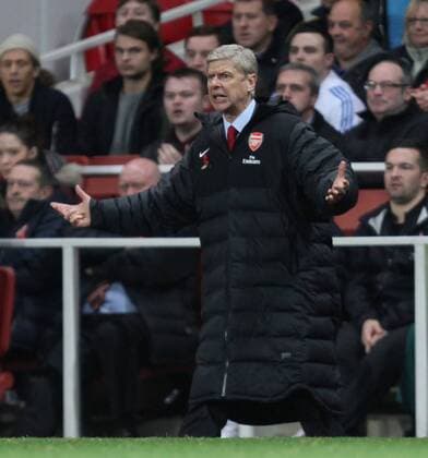 Pic: Paul Marriott . . Arsenal v Fulham . . 10.11.12 Arsene Wenger, Arsenal manager. 