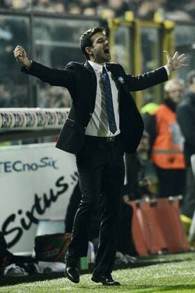 11 11 2012 : Atalanta Bergamo vs Inter Mailand: Andrea Stramaccioni 