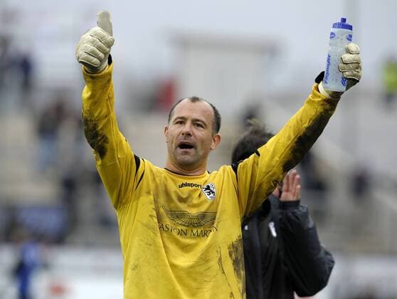 11.11.2012, Fussball 2.Bundesliga 2012 2013, FSV Frankfurt - TSV 1860 München, Torwart Gabor Kiraly (1860)