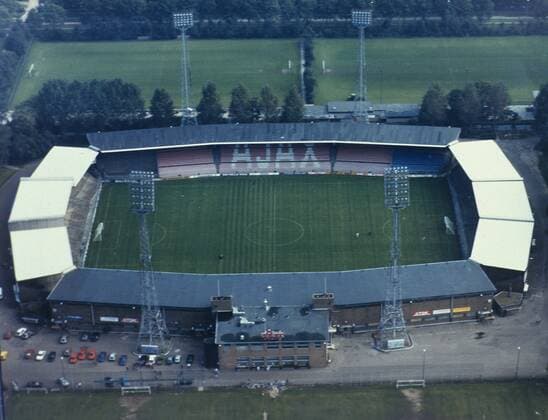 during a photoshoot of the Ajax Stadium De Meer in Amsterdam, The Netherlands xVIxxIVx 1243636