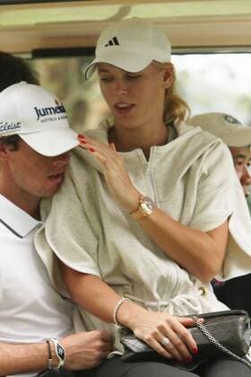 Nov. 15, 2012 - Nov 15, 2012; Hong Kong, CHINA; Rory McIlroy and his girlfriend Caroline Wozniacki during the UBS Hong Kong Open. Rory McIlroy and Caroline Wozniacki at Hong Kong Open  - ZUMAs11