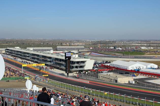 formula 1 GP, USA in Austin Circuit of The Americas, 18.11.2012, Impressionen, Blick von der Haupttribüne Photo:mspb Jackie Weiss formula 1 GP, USA, Blick von der Haupttribüne,