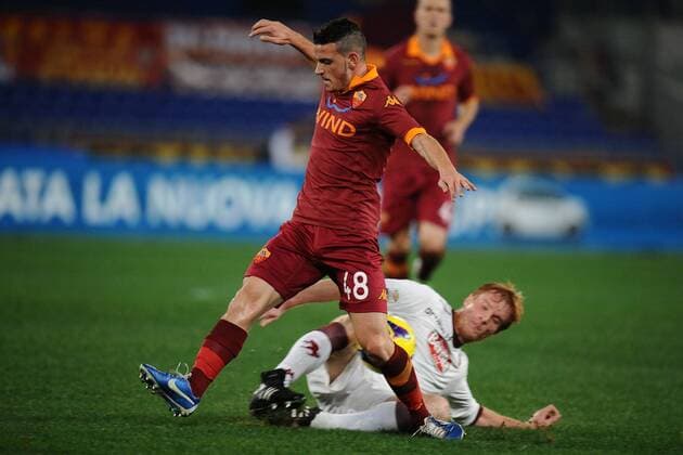 Alessandro Florenzi Roma 19 11 2012 Roma Stadio Olimpico Football 2012 2013 Campionato di Calcio Serie A, AS Roma - FC Torino 1906. AntoniettaxBaldassarre