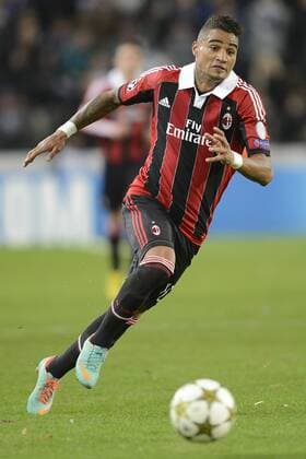 BRÜSSEL, 21.11.2012, Kevin-Prince Boateng (AC Milan) im Fussball Champions League Spiel der Gruppe C, RSC Anderlecht gegen den AC Mailand im Constant Vanden Stock Stadion in Anderlecht, 21.11.2012.