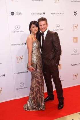 Felix Baumgartner und Nicole Öttl bei der Bambi Verleihung 2012 am 22.11.2012 in Düsseldorf Bambi Verleihung 2012 in Duesseldorf 