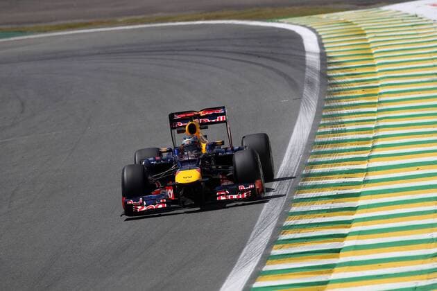 23.11.2012- Free Practice 1, Sebastian Vettel (GER) Red Bull Racing RB8 Brazilian Grand Prix, Sao Paulo 22-25 November 2012 