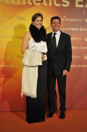 IAAF Awards have been given in Barcelona. In the pic: Sebastian Coe; Carole Annett QuimixOrtiz 