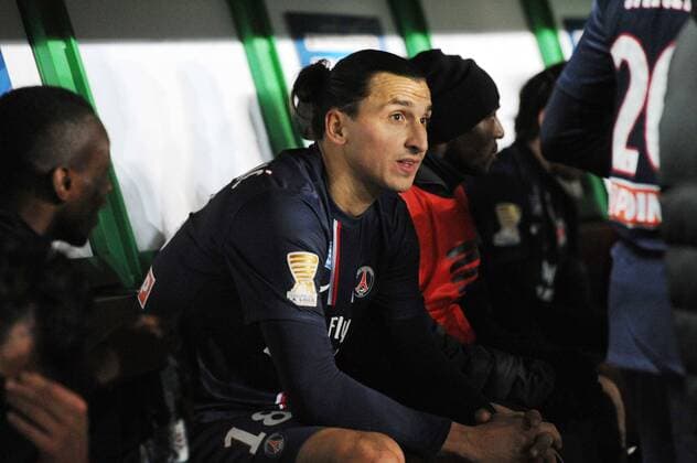 Zlatan Ibrahimovic (PSG) FOOTBALL : AS Saint Etienne vs PSG Paris St Germain - Coupe de la Ligue - 27 11 2012 NLeGouicFEP 