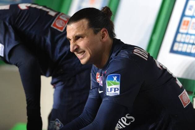 Zlatan Ibrahimovic (psg) FOOTBALL : AS Saint Etienne vs PSG Paris St Germain - Coupe de la Ligue - 27 11 2012 FredericChambert