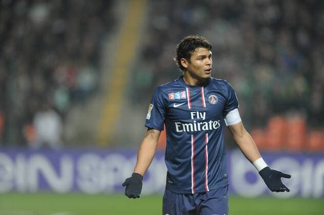 Thiago Silva (psg) AS Saint Etienne vs PSG Paris St. Germain - Coupe de la Ligue - 27 11 2012 FredericChambertxPanoramic 