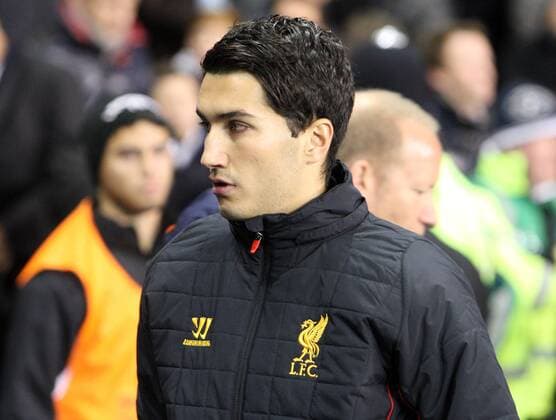 28.11.2012. North London, England. Nuri Sahin of Liverpool (on loan from Real Madrid) before kick off the Premier League match between Tottenham Hotspur and Liverpool from White Hart Lane, London xKieranxGalvinx  ActionPlus11351908