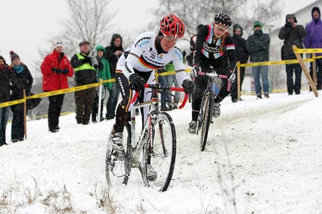 Siegerin Hanka Kupfernagel (GER), 38. Frankfurter Rad-Cross, Frankfurt am Main, Bornheimer Hang, 09.12.2012