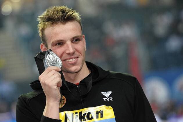 Paul Biedermann Germany Silver Medal Men s 200m Freestyle Istanbul 12 12 2012 Istanbul andreaxstaccioli